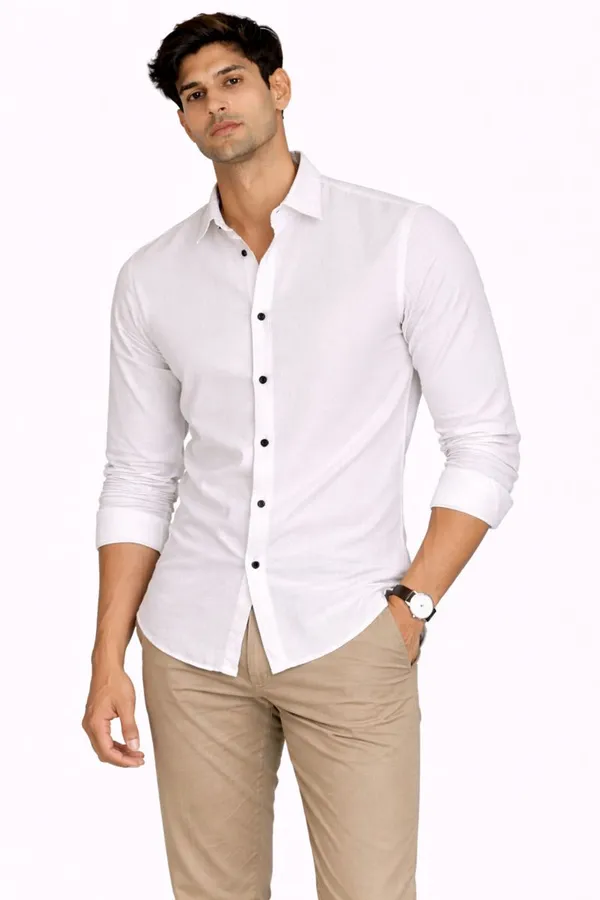 White_Premium_Shirt_For_Men