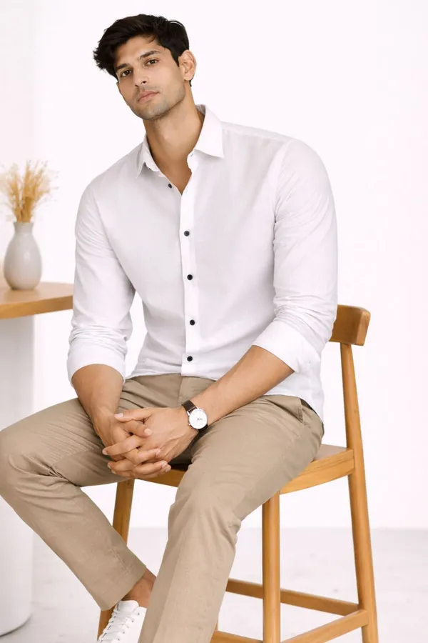 White_Premium_Shirt_For_Men