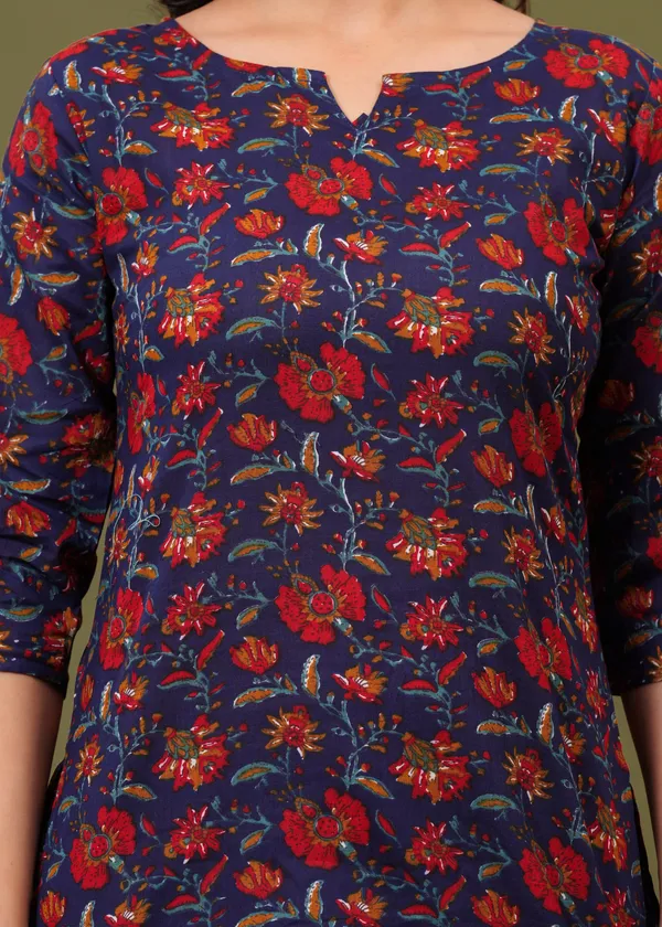 Red_Blue_Women_Kurti_For_Women