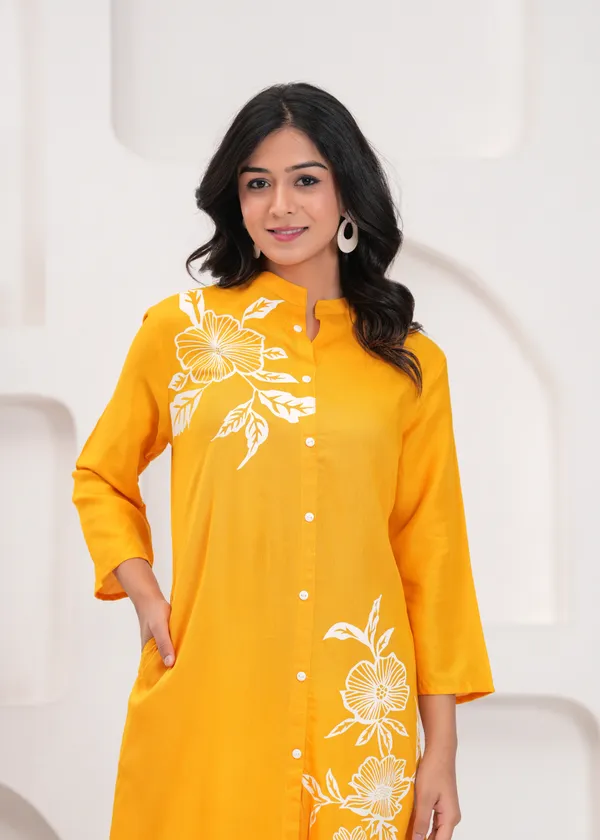 Yellow_Cotton_Co-Ord_Set_For_Women