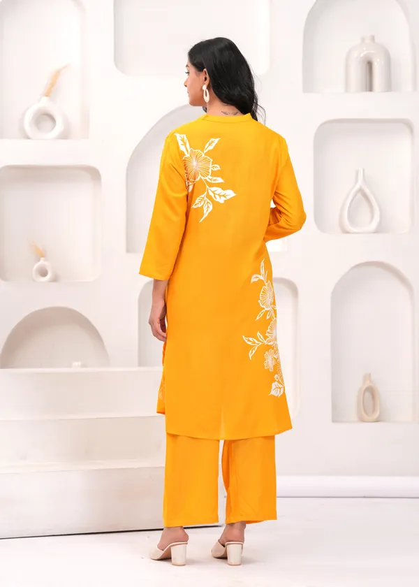 Yellow_Cotton_Co-Ord_Set_For_Women