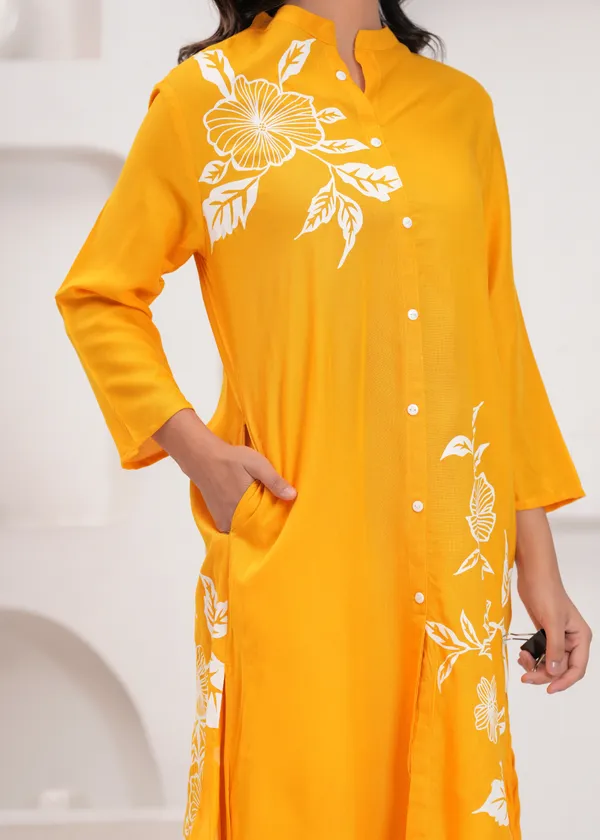 Yellow_Cotton_Co-Ord_Set_For_Women