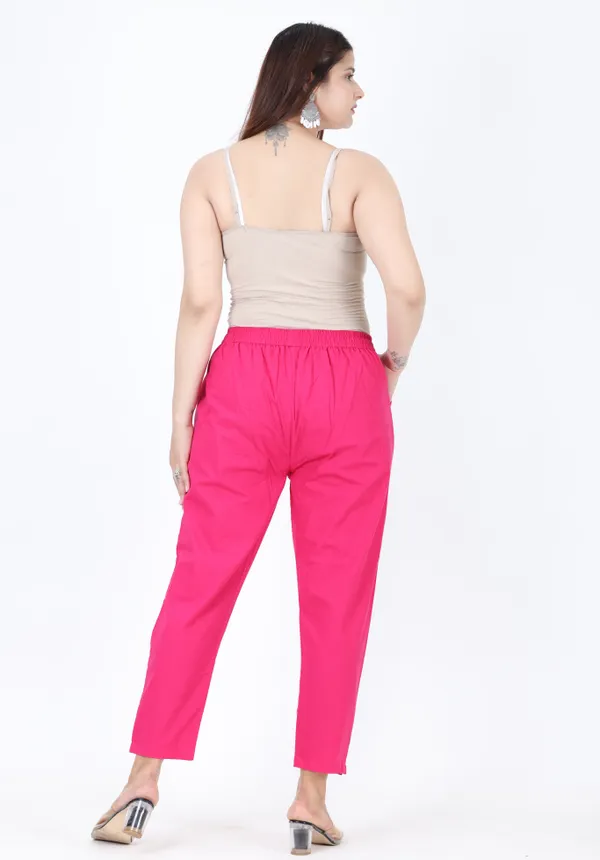Bright_Pink_Cotton_Trousers__For_Women