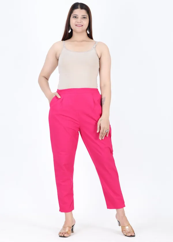 Bright_Pink_Cotton_Trousers__For_Women