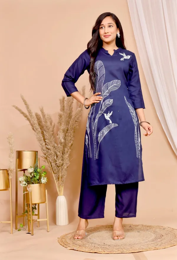 Blue_Cotton_Co-Ord_Set_For_Women