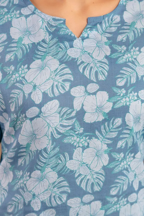 Blue_Printed_Cotton_Co-Ord_Set_For_Women
