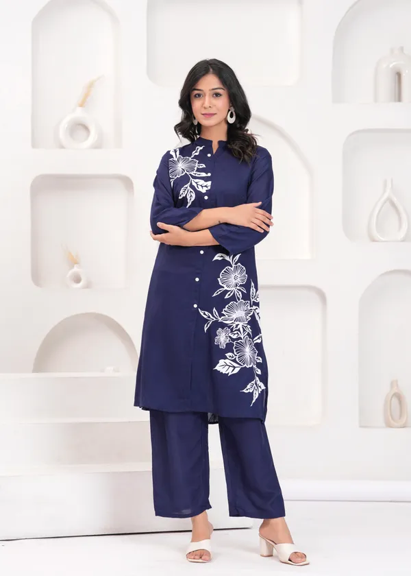 Navy_Blue_Premium_Cotton_Co-Ord_Set_For_Women