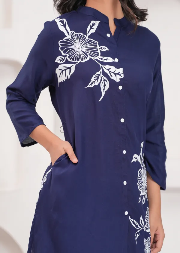 Navy_Blue_Premium_Cotton_Co-Ord_Set_For_Women