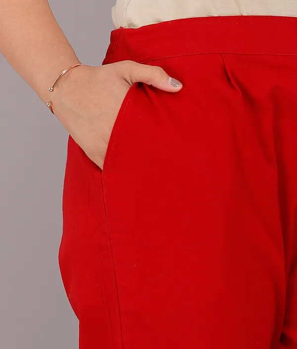 Red_Cotton_Trousers__For_Women