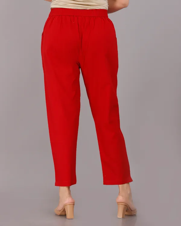 Red_Cotton_Trousers__For_Women