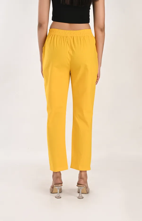 Yellow_Cotton_Trousers__For_Women