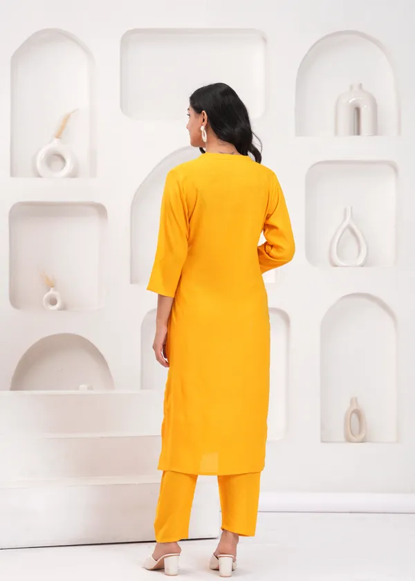 Yellow_Premium_Cotton_Co-Ord_Set_For_Women