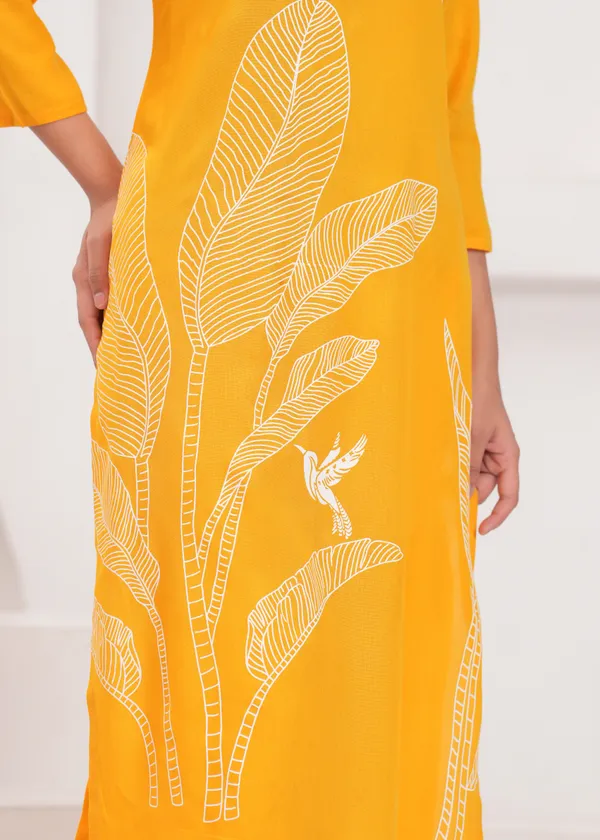 Yellow_Premium_Cotton_Co-Ord_Set_For_Women