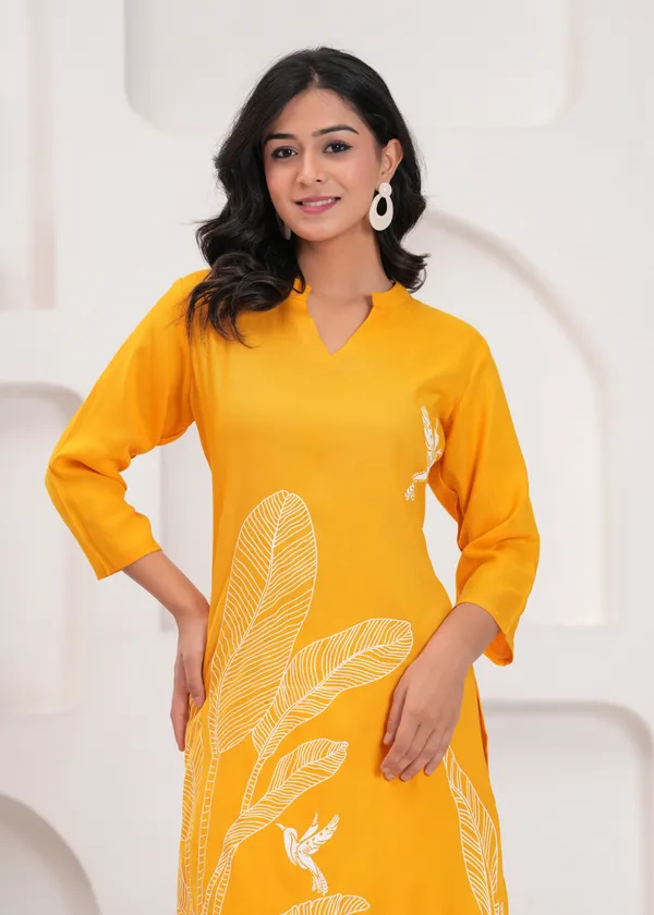 Yellow_Premium_Cotton_Co-Ord_Set_For_Women