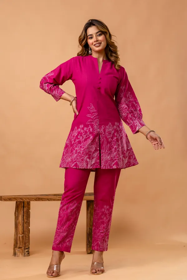 Pink_Co-Ord_Cotton_Set_For_Women
