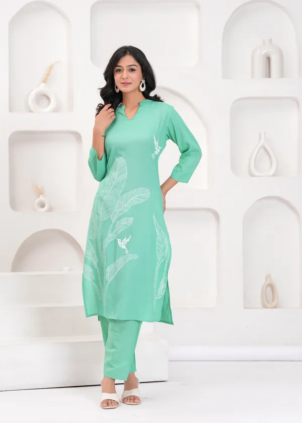 Green_Cotton_Co-Ord_Set_For_Women