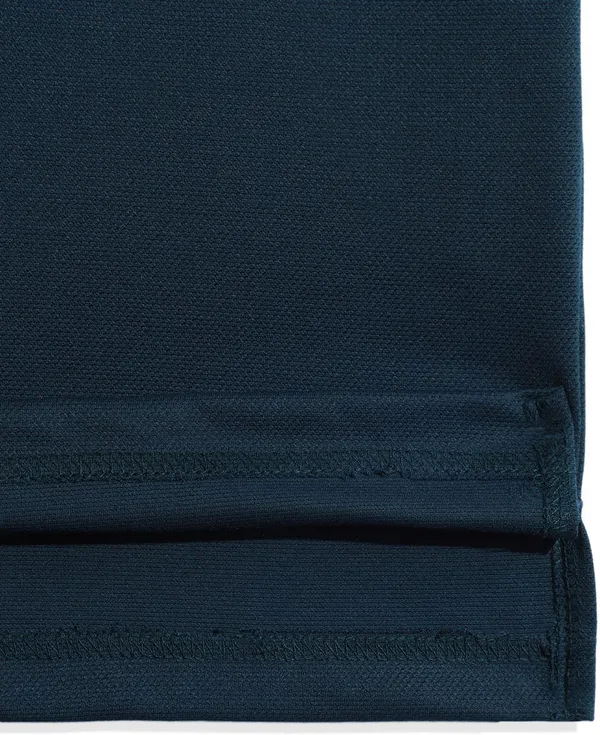 Dark_Blue_Cotton_Blend_Solid_Polo_Neck_T-Shirt_For_Boys