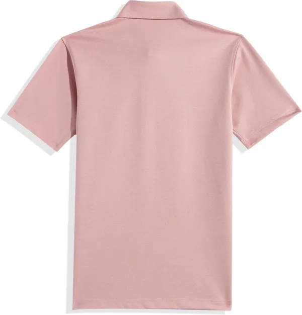 Orange_Cotton_Blend_Solid_Polo_Neck_T-Shirt_For_Boys