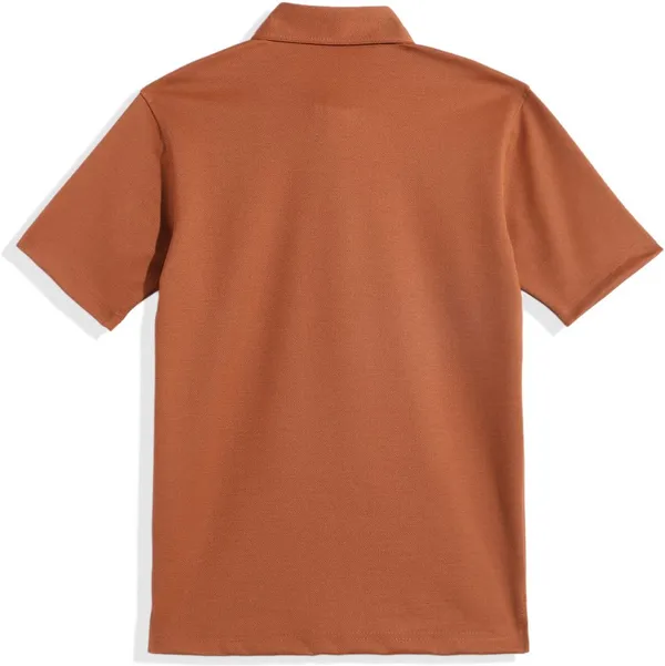 Brown_Cotton_Blend_Solid_Polo_Neck_T-Shirt_For_Boys