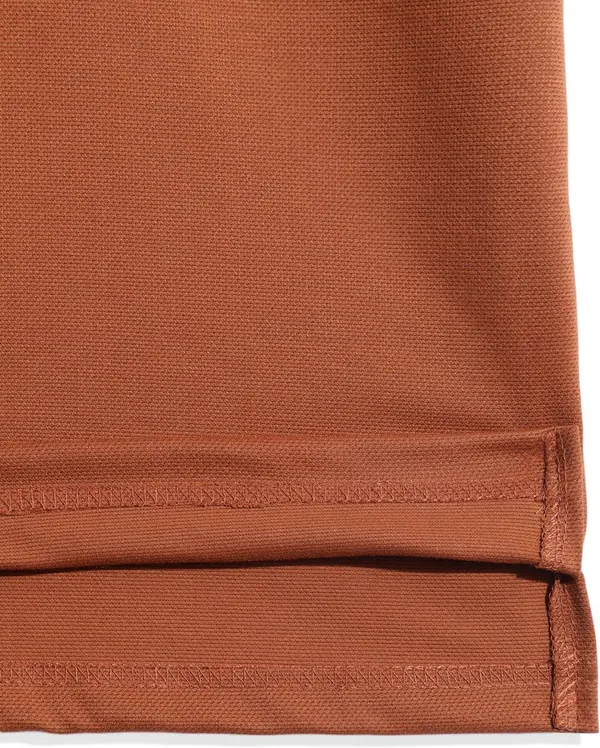 Brown_Cotton_Blend_Solid_Polo_Neck_T-Shirt_For_Boys