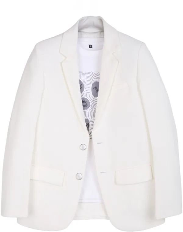 White_Cotton_Blend_Solid_Full_Sleeve_Single_Breasted_Blazer_For_Boys
