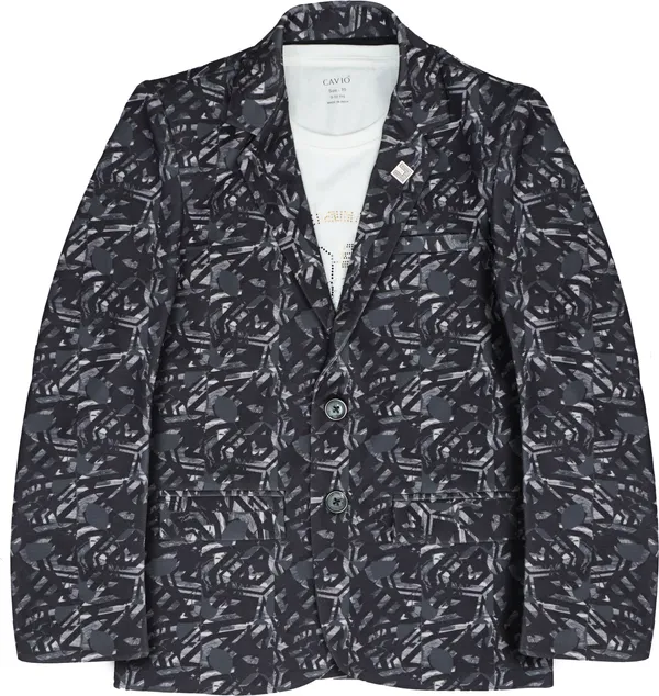 Grey_Cotton_Blend_Printed_Full_Sleeve_Single_Breasted_Blazer_For_Boys