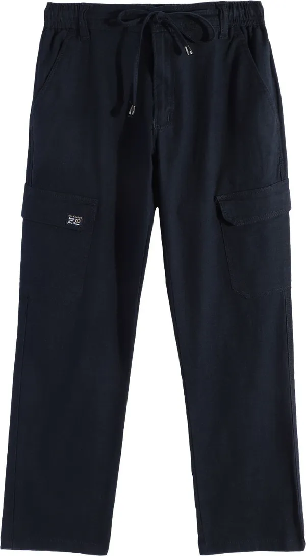 Dark_Blue_Cotton_Cargo_Pants_For_Boys