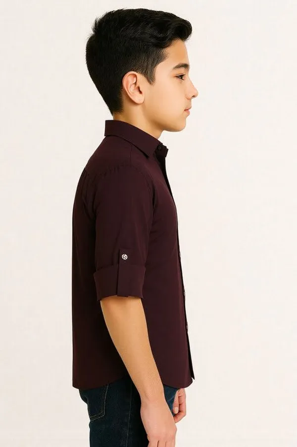 Violet_Pure_Cotton_Embellished_Full_Sleeve_Shirt_For_Boys