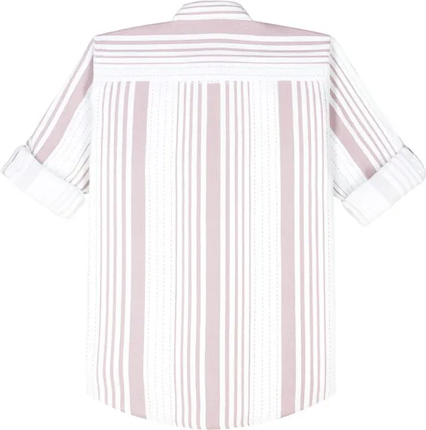 Magenta_Cotton_Blend_Striped_Full_Sleeve_Shirt_For_Boys