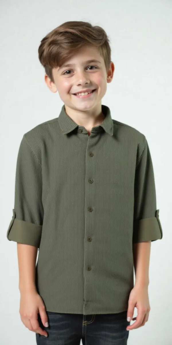 Green_Cotton_Blend_Solid_Casual_Full_Sleeve_Shirt_For_Boys