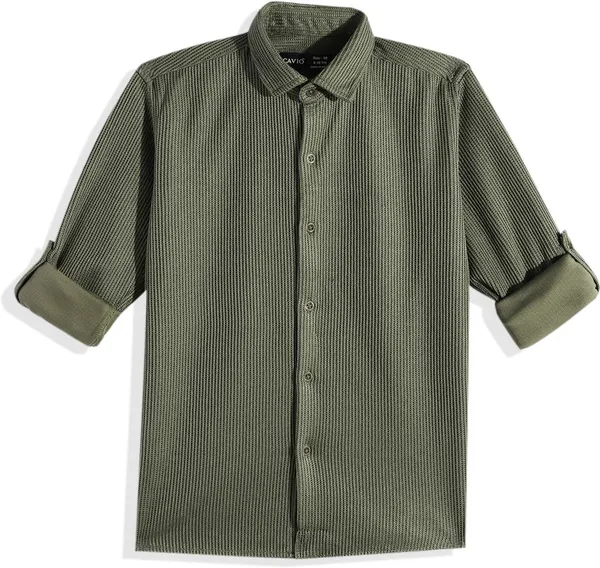 Green_Cotton_Blend_Solid_Casual_Full_Sleeve_Shirt_For_Boys
