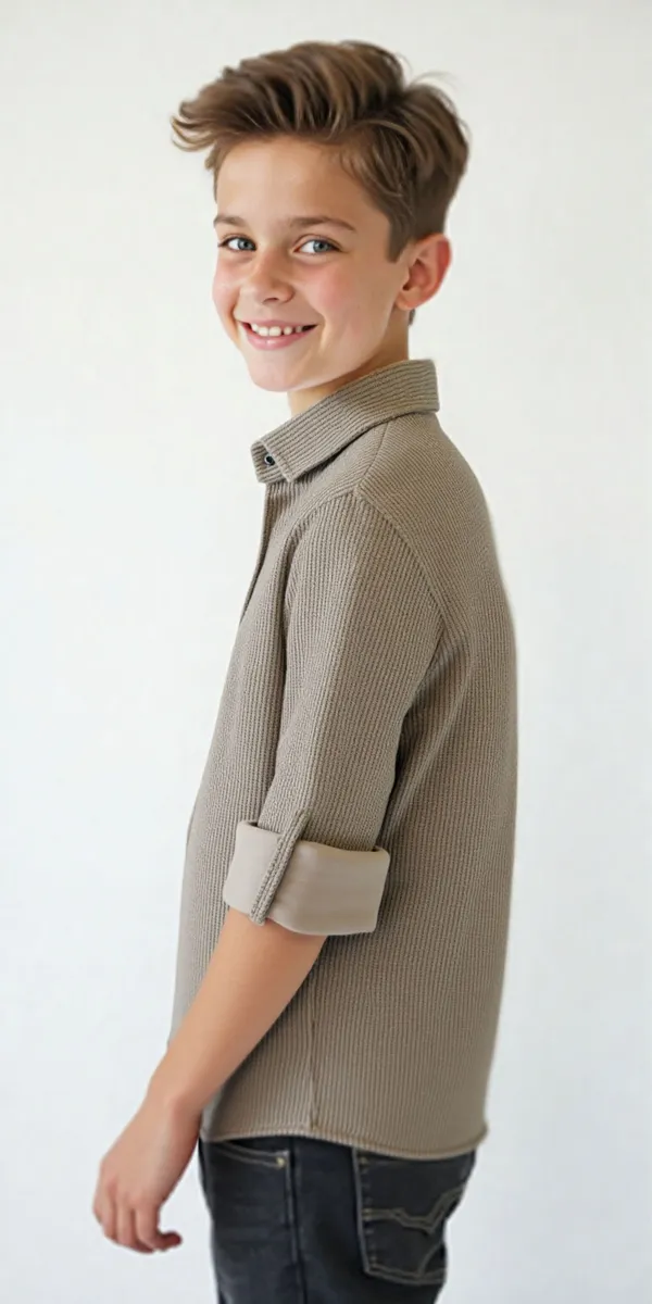 Grey_Cotton_Blend_Solid_Full_Sleeve_Shirt_For_Boys