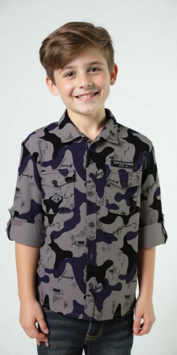 Grey_Pure_Cotton_Printed_Full_Sleeve_Shirt_For_Boys