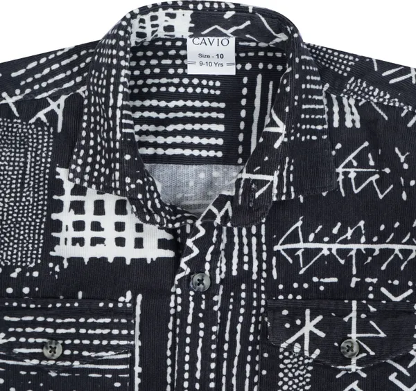 Black_Pure_Cotton_Printed_Casual_Full_Sleeve_Shirt_For_Boys