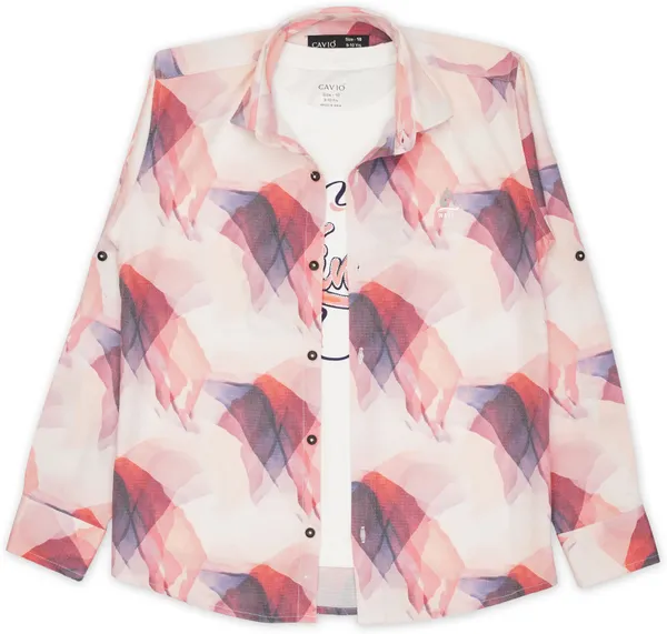 Magenta_Cotton_Blend_Printed_Full_Sleeve_Shirt_For_Boys