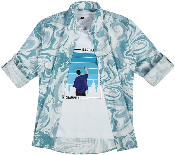 Green_Cotton_Blend_Printed_Full_Sleeve_Shirt_For_Boys