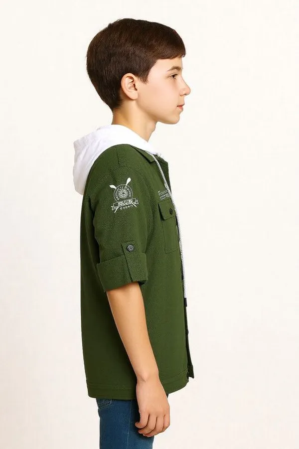 Olive_Green_Pure_Cotton_Graphic_Print_Full_Sleeve_Shirt_For_Boys