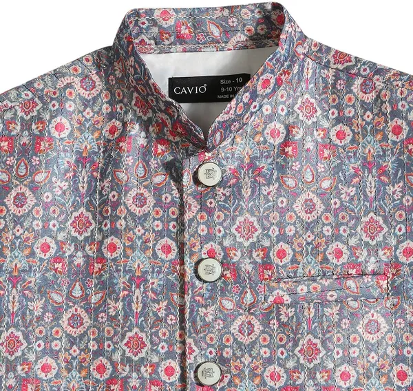 Grey_Cotton_Blend_Floral_Print_Sleeveless_Nehru_Jacket_For_Boys