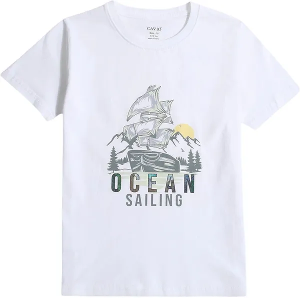 Green_Pure_Cotton_Printed_Half_Sleeve_Shirt_For_Boys