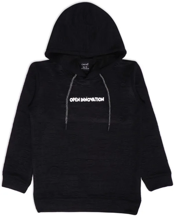 Black_Cotton_Blend_Self_Design_Hooded_Neck_T-Shirt_For_Boys