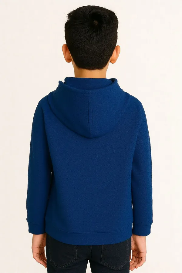 Blue_Cotton_Blend_Self_Design_Hooded_Neck_T-Shirt_For_Boys