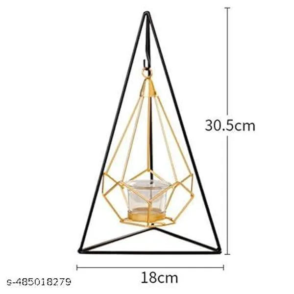 Gold_Geometric_Candle_Tealight_Holder_Home_Decoration_Triangle_Shape_(30.5x18_cm)