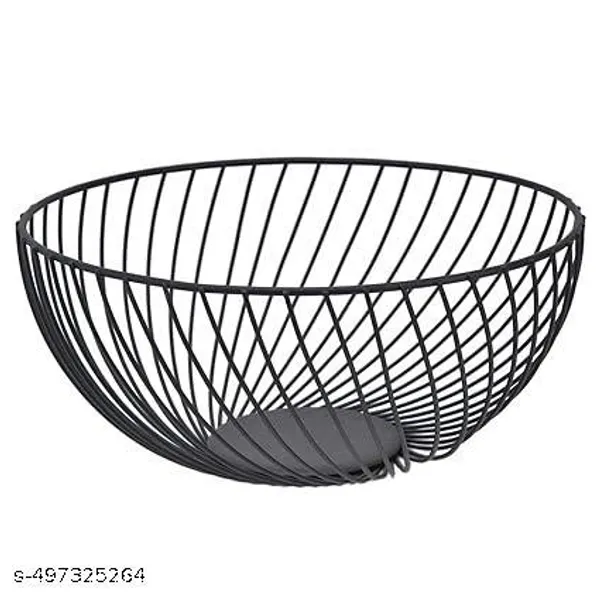 Black_Metal_Wire_Fruit_Basket_Bowl_Dried_Fruit_Candy_Storage_Container_Rack_(12_X_02_X_35_Inch)