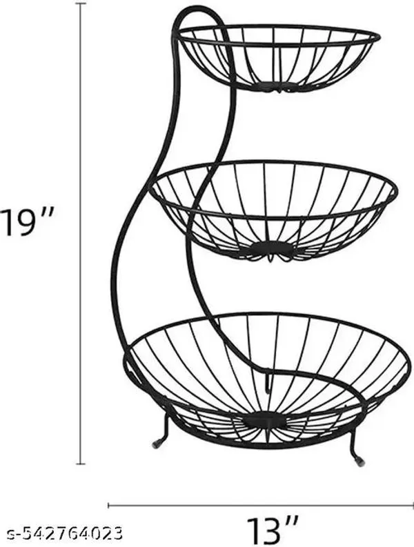 Black_Metal_3-Layer_Basket_Organizer_For_Kitchen_-_Aalu_Pyaj/Onion_Storage_Basket_&_Circular_Countertop_Side_Stand_|__(19x13_inch)