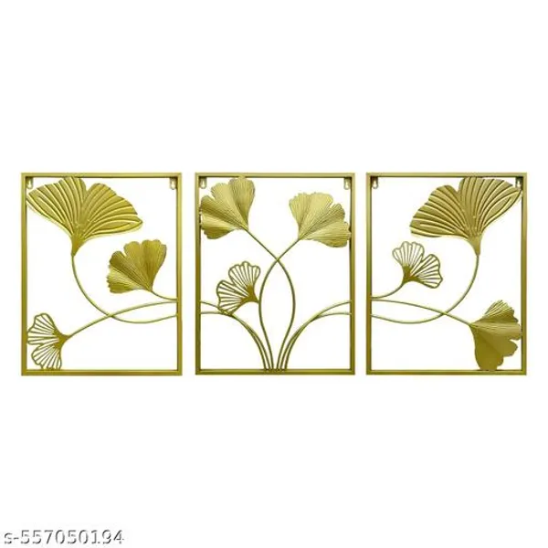 Pack_of_3_Gold_Metal_Wall_Art,_Golden_Leaf_Wall_Hanging_Decor_With_Frame,_Interior_Decoration,_Housewarming_Gift,_Gold_Home_Decor_Accents_For_Bedroom,_Living_Room,_._(12_X_2_X_35_Inch)