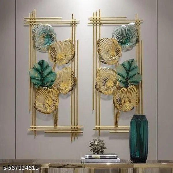 Pack_of_2_Gold_Multicolor_Iron_Designer_Wall_Artmodern_Wall_Sculpture_3D_Metal_Wall_Decoration,_Creative_Wall_Decoration,_Wall_Sculpture_For_Living_Room,_Bedroom,_Bathroom,_Dining_Room,_Farmhouse,_For_Decoration_And_Interior,_(86x_37_Cm)