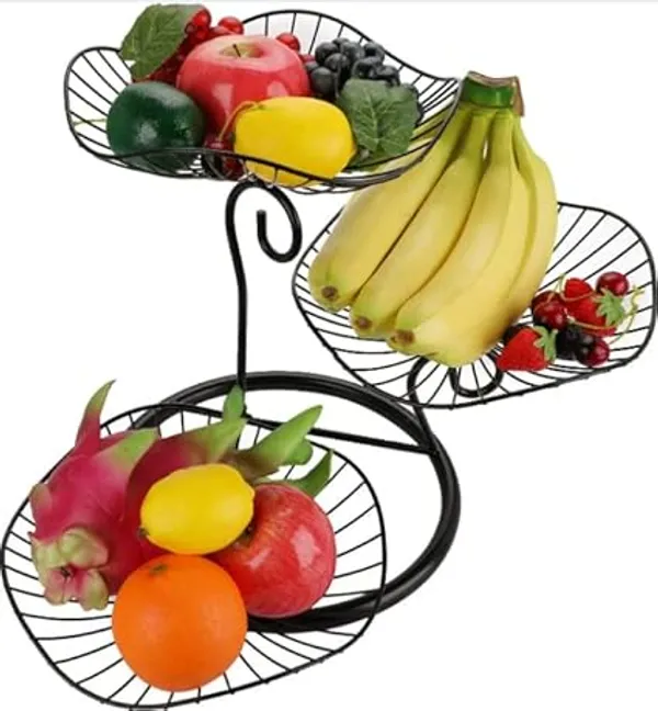 Curved_3_Tier_Basket_Black