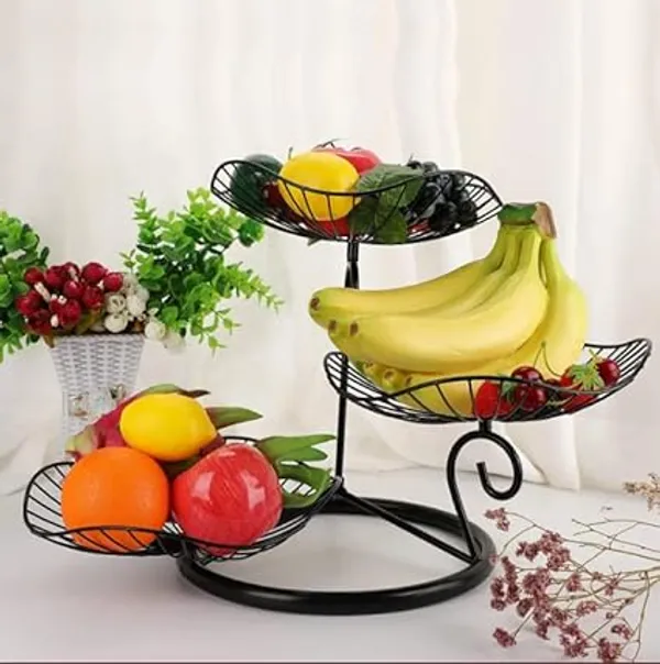 Curved_3_Tier_Basket_Black