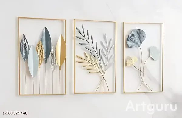 Set_Of_3_Multicolor_Leaf_Wall_Art_(12_X_2_X_35_Inch)