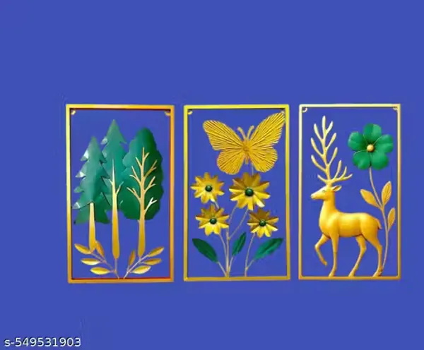 Pack_of_3_Multicolor_Deer_Wall_Art__(12_X_2_X_35_Inch)